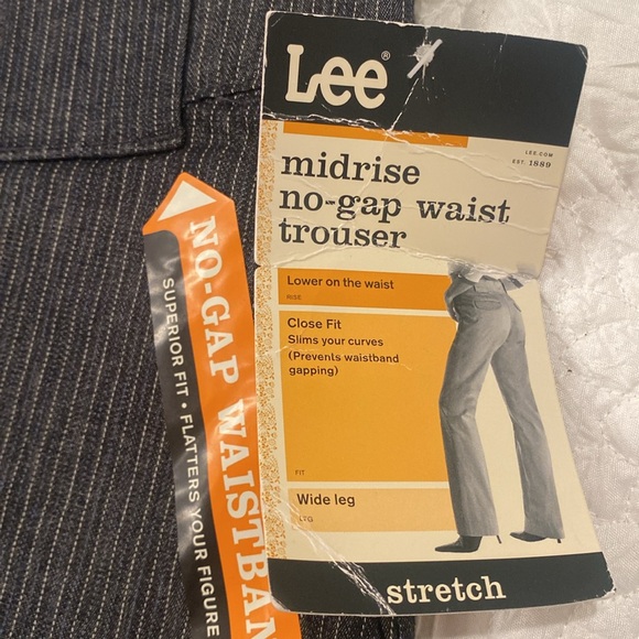 Lee No Gap Waistband Denim Pants - size 8 , medium - Picture 2 of 6